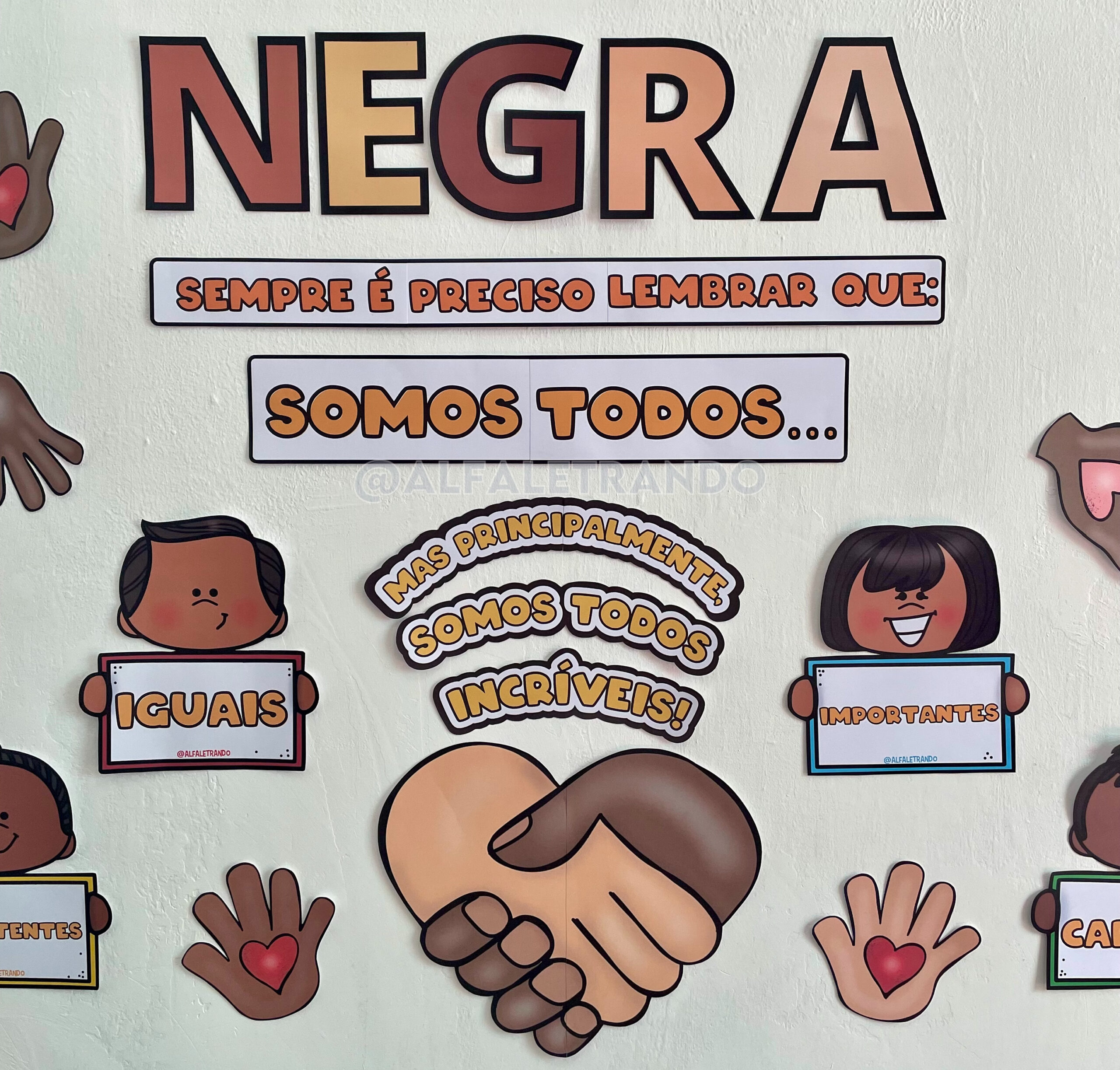 MURAL - CONSCIÊNCIA NEGRA - MOLDES