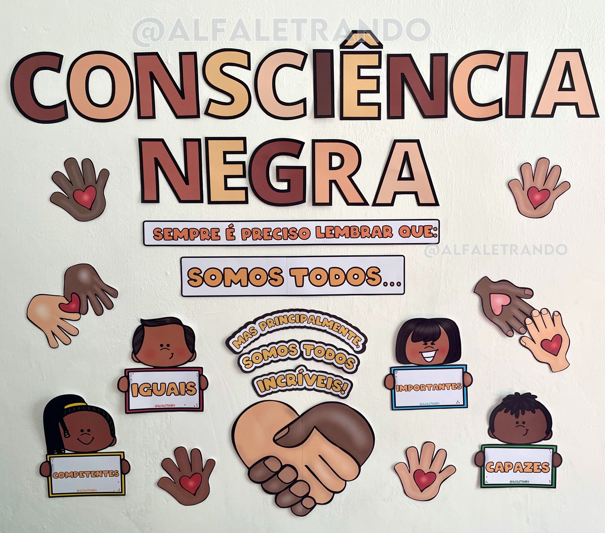 MURAL - CONSCIÊNCIA NEGRA - MOLDES