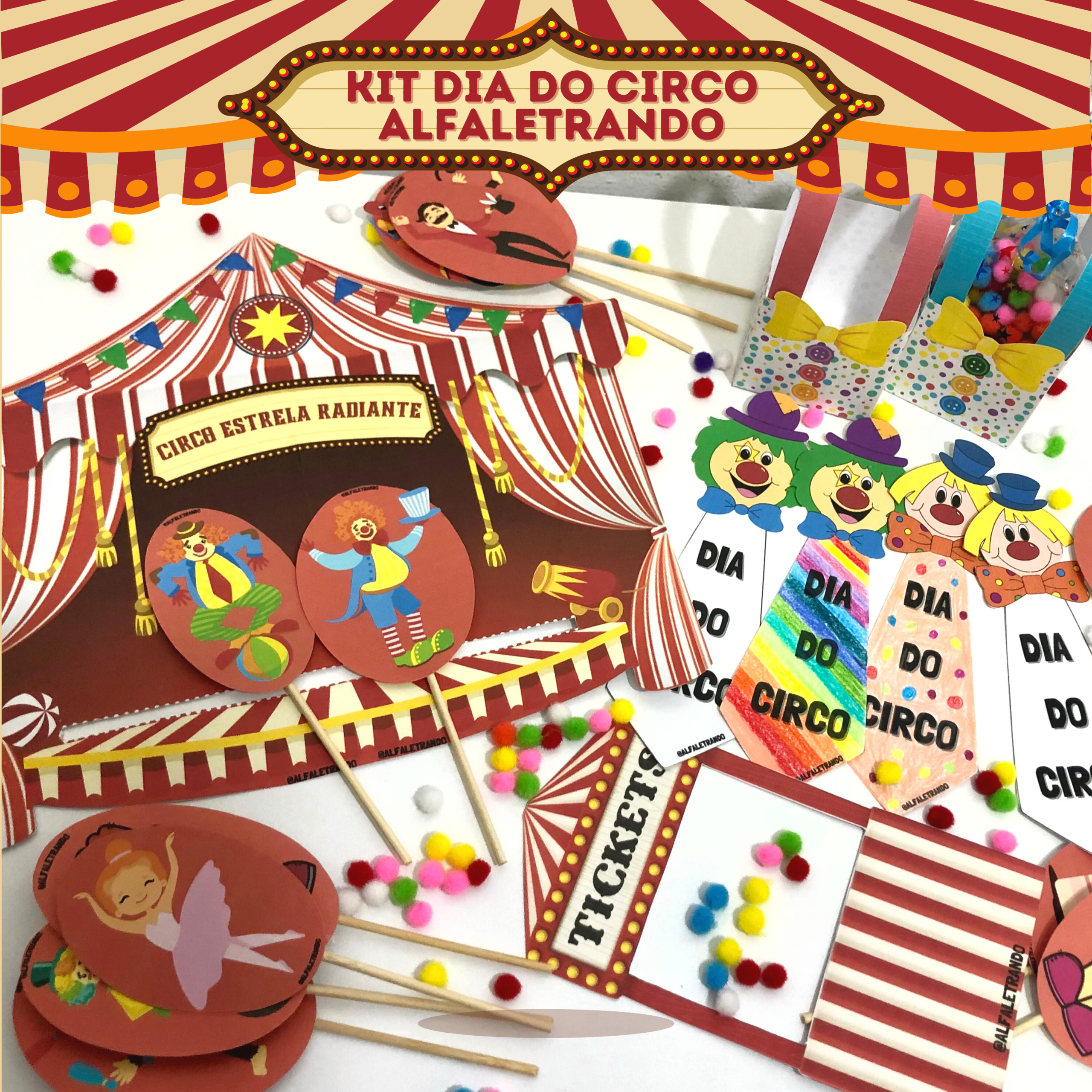 Kit sequência didática dia do circo - Imagem 2