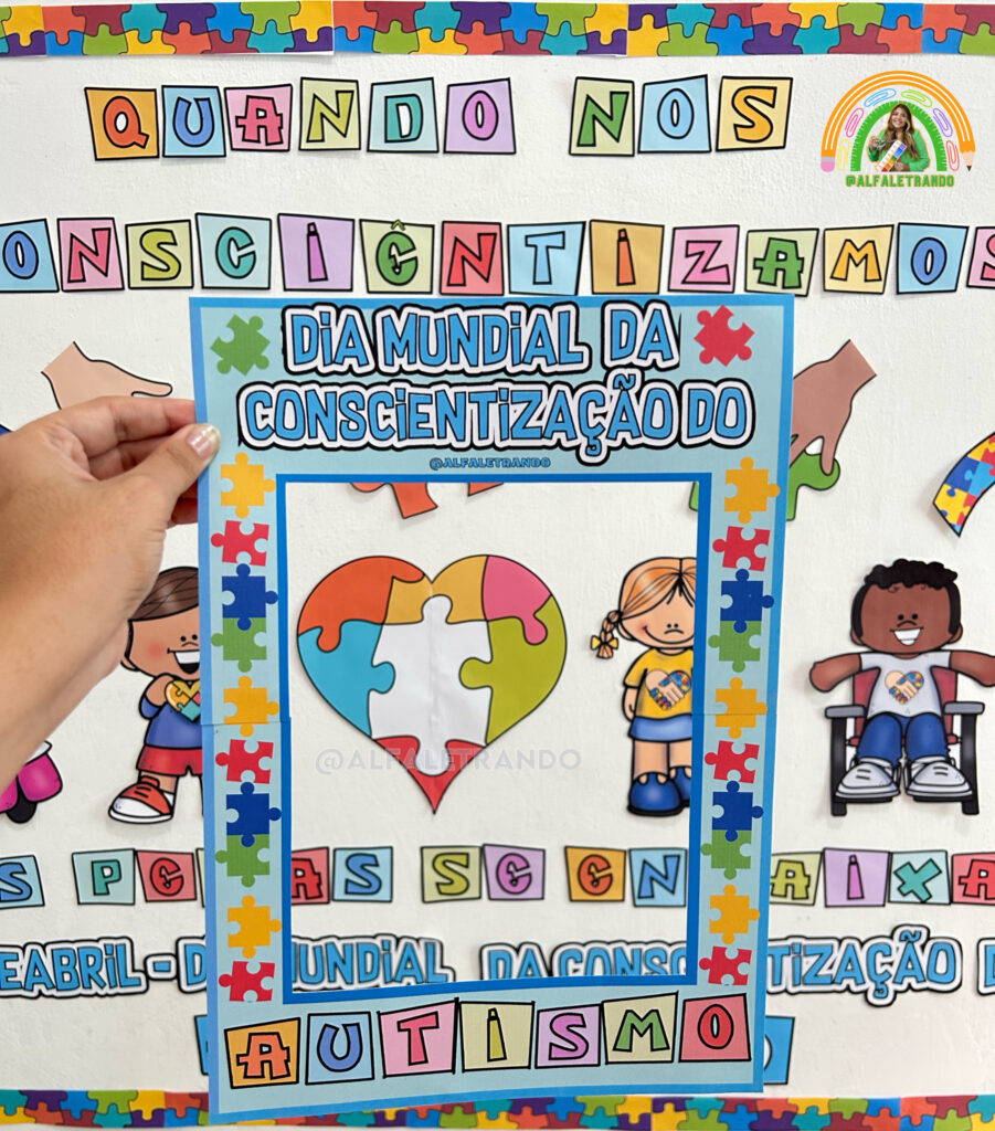 Cartaz Autismo Educação Infantil - RETOEDU