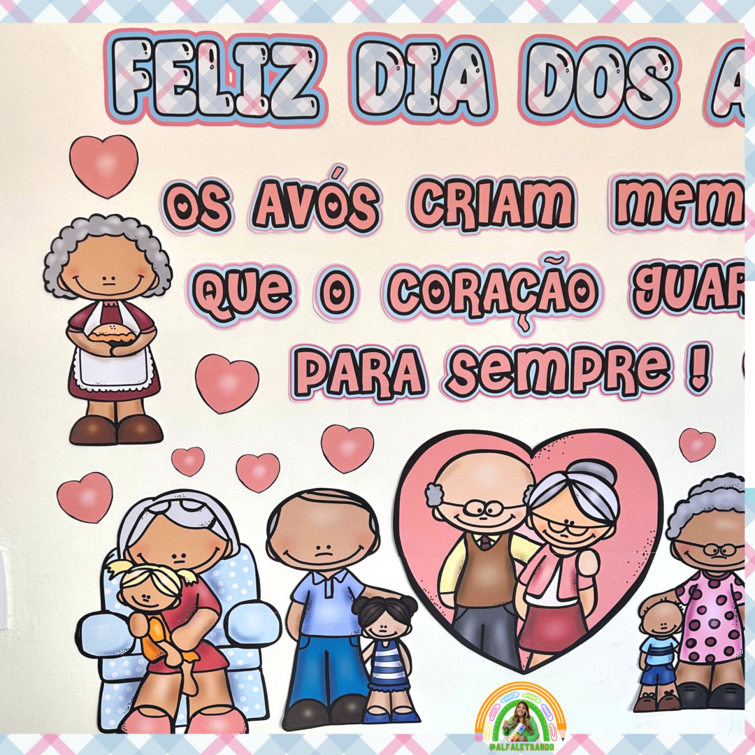 painel dia dos avós alfaletrando - Imagem 4