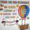 Painel 3D dia das crianças balão mágico - Image 5
