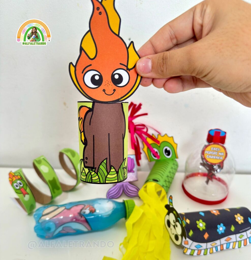 Kit turma do folclore reciclável - Lojinha Alfaletrando - Andressa ...