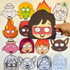 Kit de máscaras das lendas folclóricas