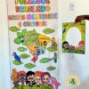 Painel para porta folclore