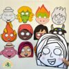 Kit de máscaras das lendas folclóricas - Imagem 3