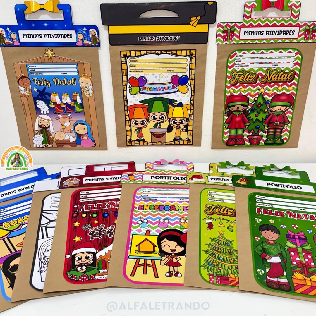 Capas para avaliações de fim de ano