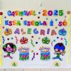 Painel carnaval na escola 2025