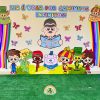 Painel sítio do picapau Amarelo - dia do livro infantil
