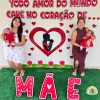 Painel 3d dia das mães com moldura bambolê