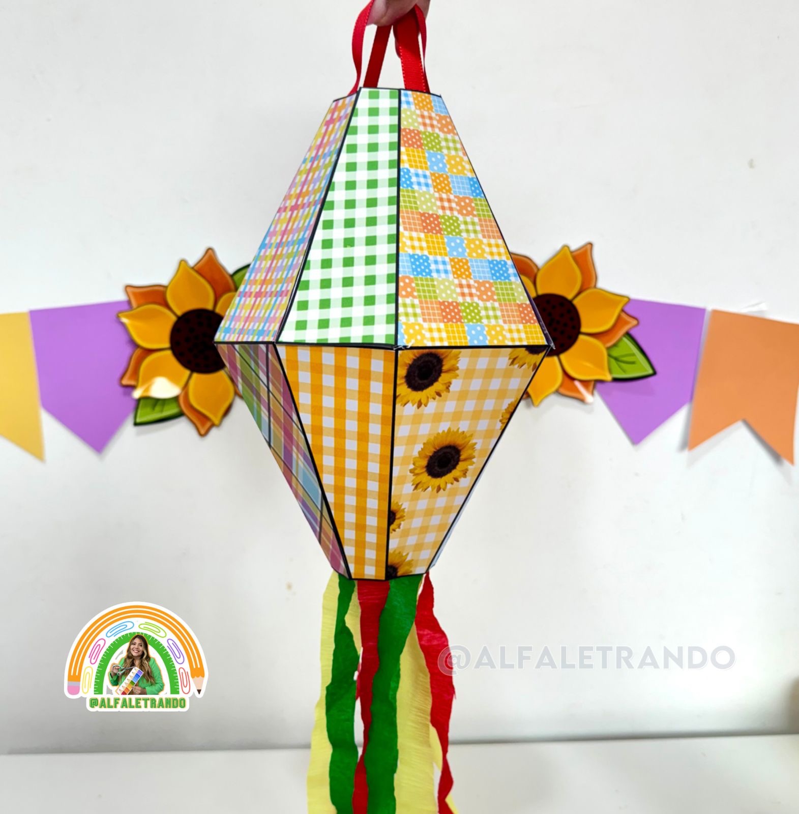 Balão 3D para festa junina
