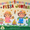 Painel gigante para festa junina e julina