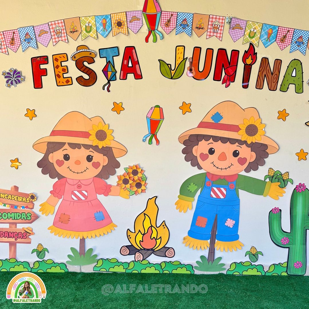 Painel gigante para festa junina e julina