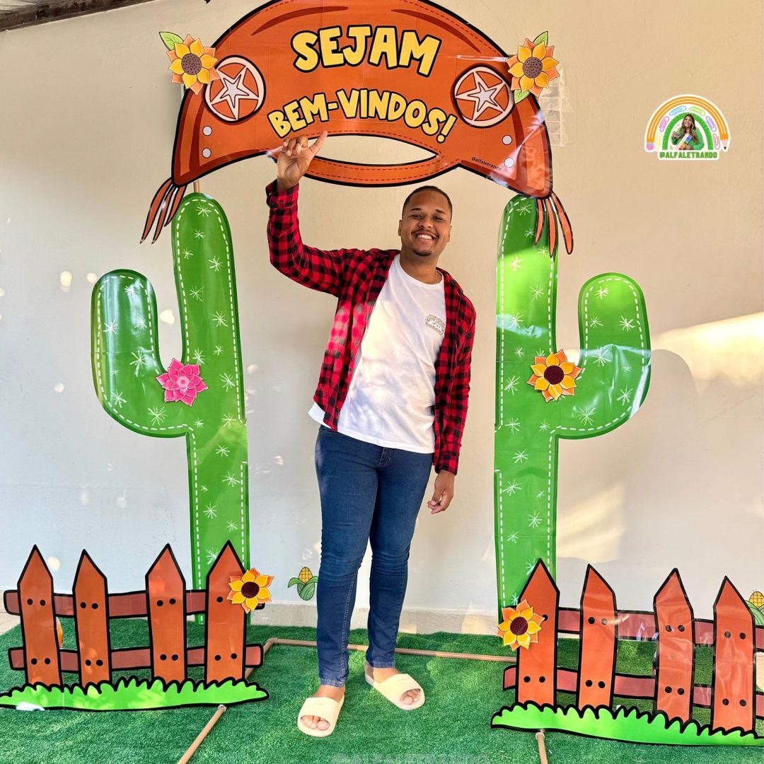 Painel portal para festa junina