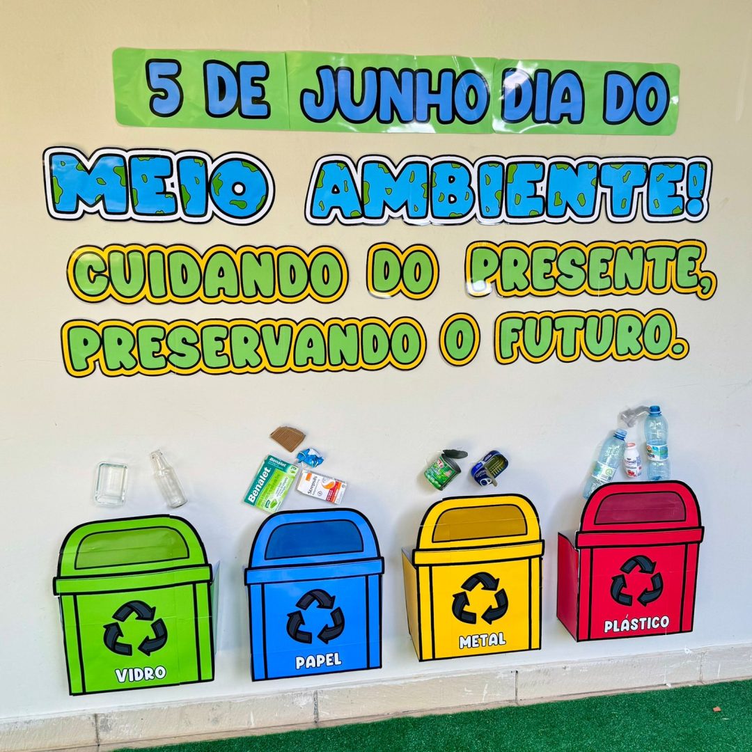 Painel interativo Coleta seletiva em 3D
