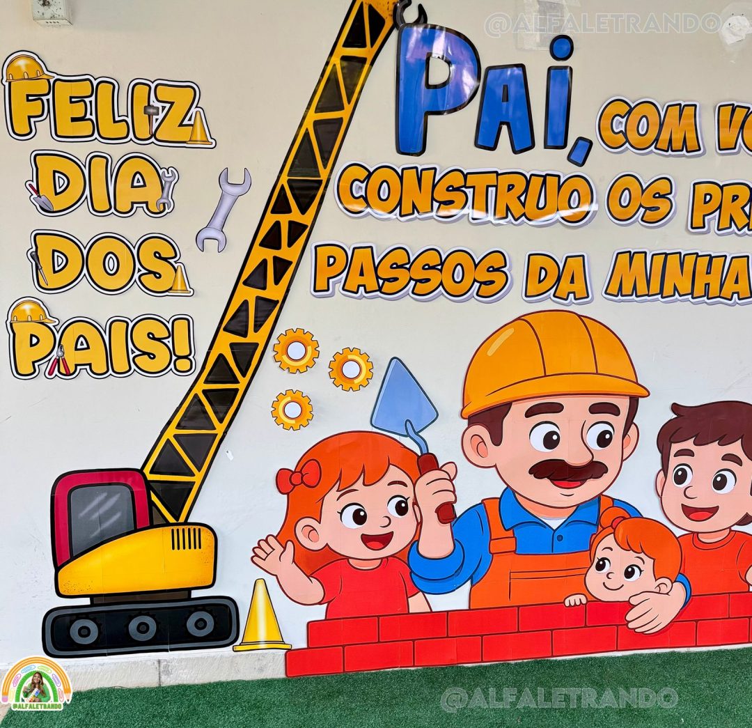 Painel dia dos pais - Construindo o amor - Imagem 3