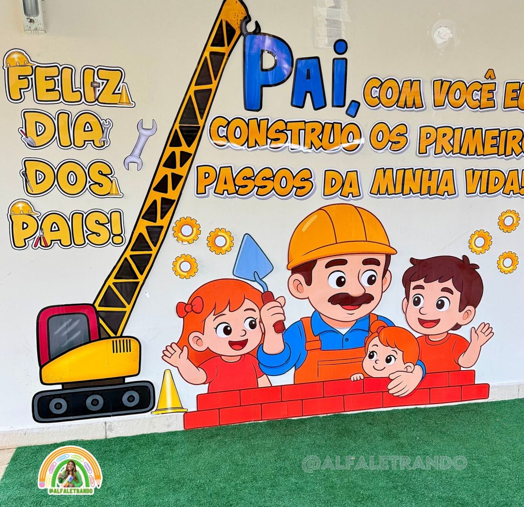 Painel dia dos pais - Construindo o amor - Imagem 4