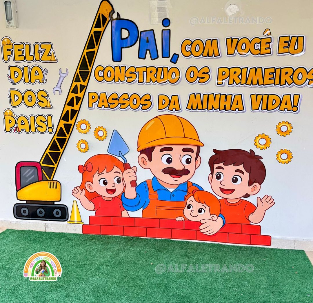 Painel dia dos pais - Construindo o amor - Imagem 5