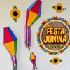 Painel balões 3D de festa junina - Imagem 5