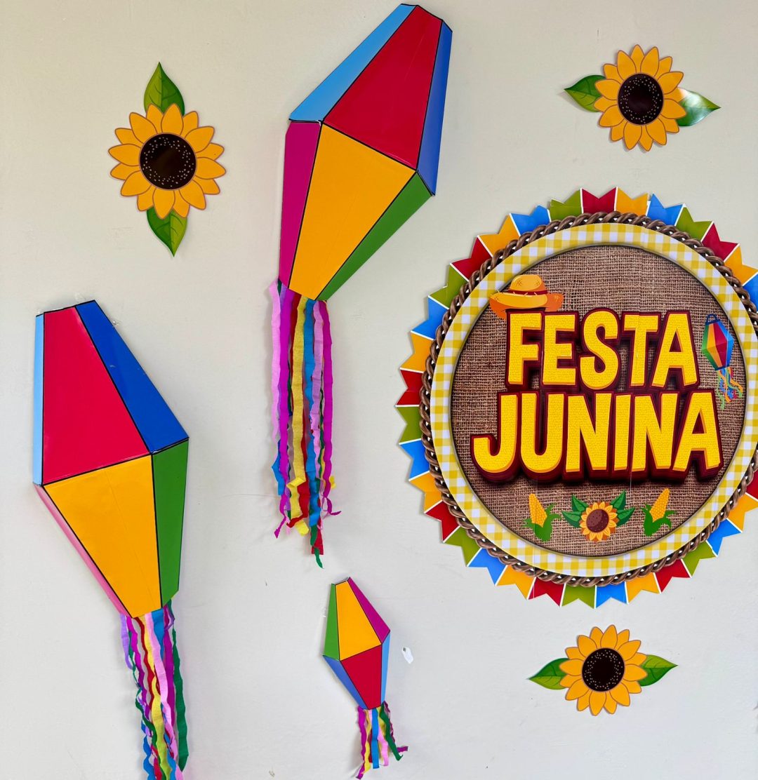 Painel balões 3D de festa junina - Imagem 5