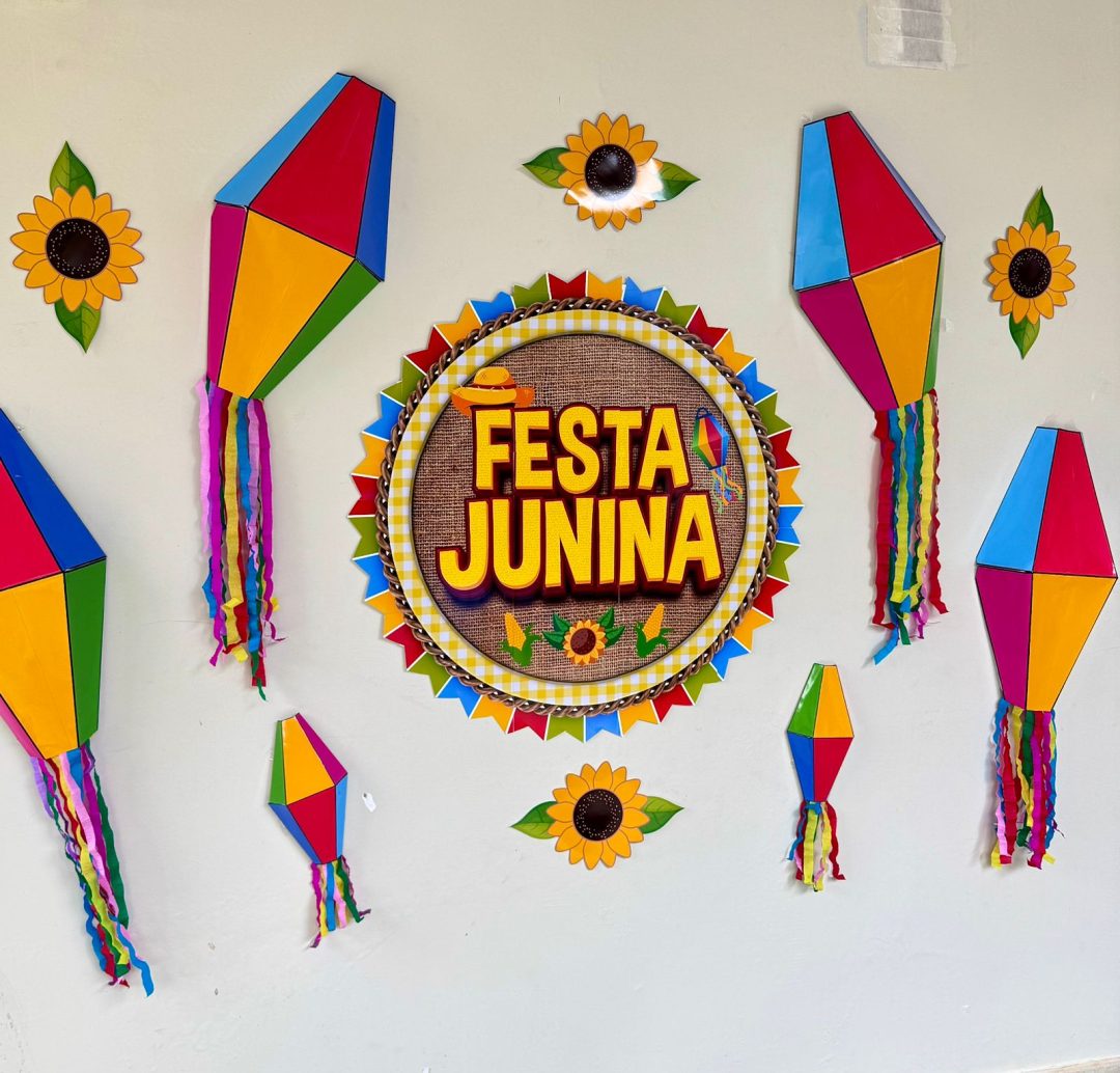 Painel balões 3D de festa junina - Imagem 4