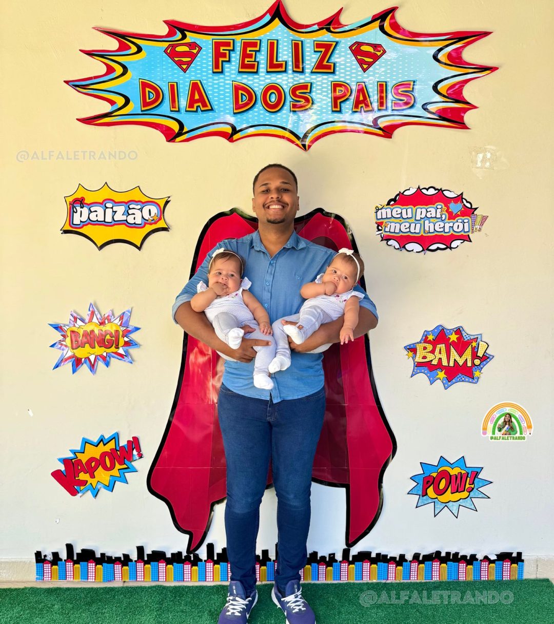 Painel dia dos pais - Meu pai é o meu Herói! - Imagem 8