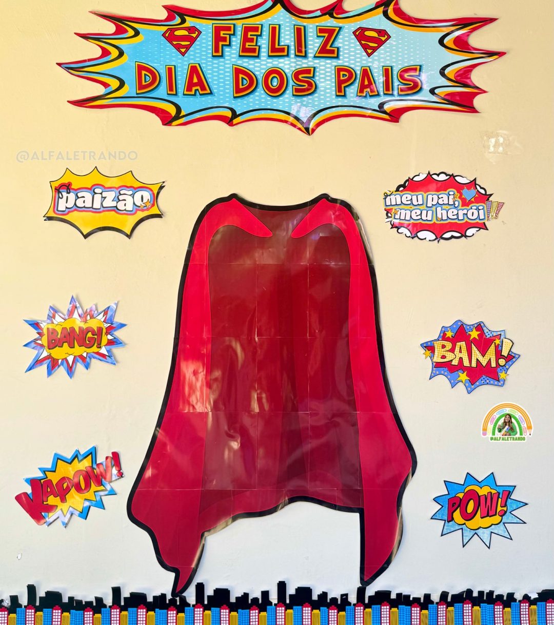 Painel dia dos pais - Meu pai é o meu Herói! - Imagem 2