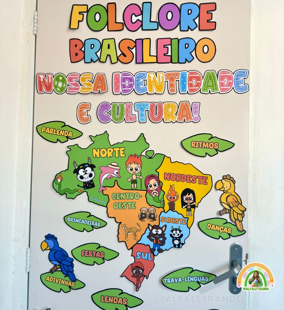 Painel para porta folclore brasileiro - Imagem 3