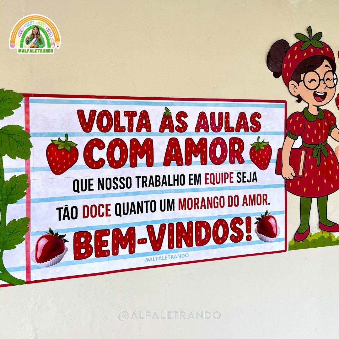Kit retorno do amor para equipe escolar