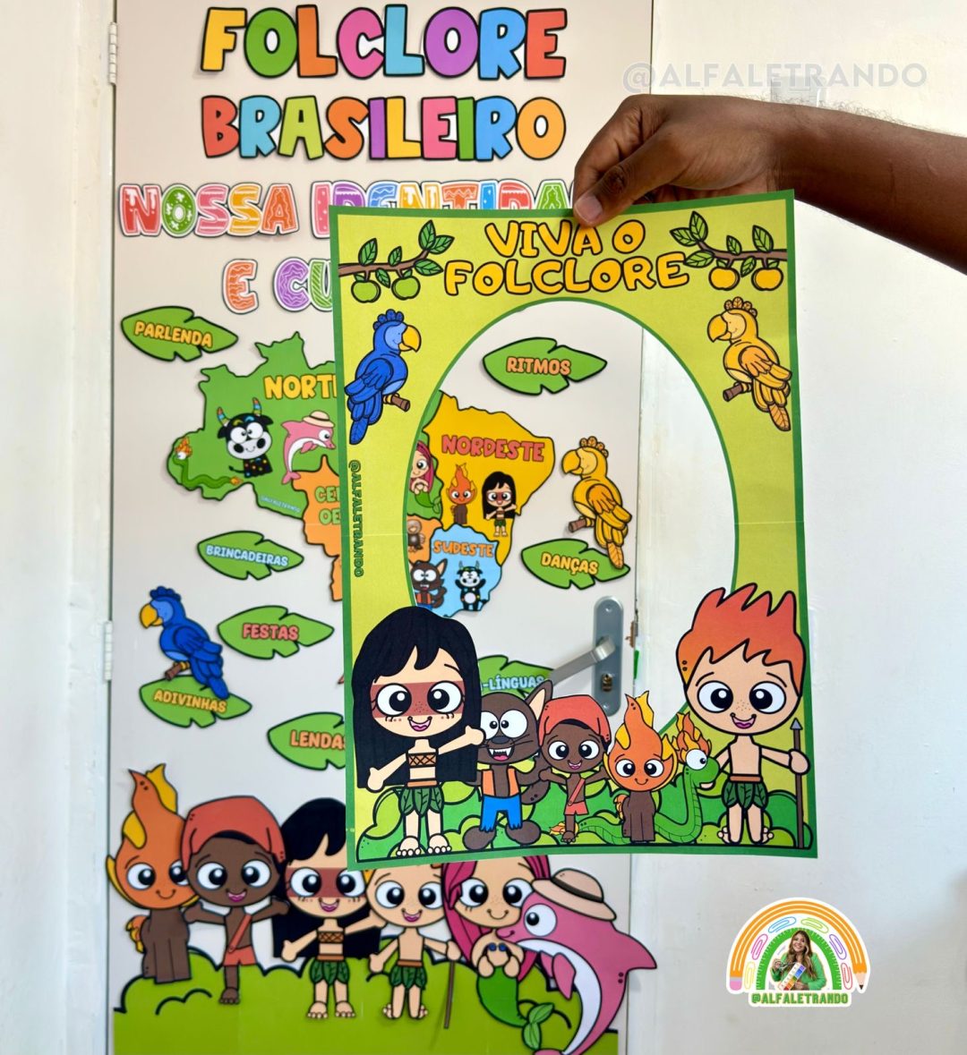 Painel para porta folclore brasileiro - Imagem 4