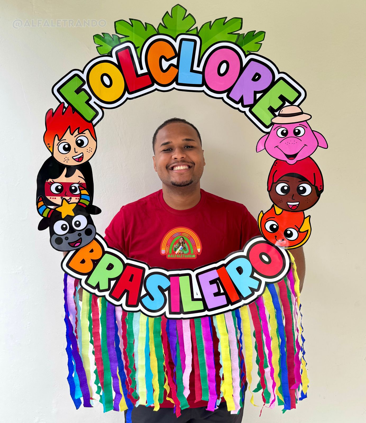 Moldura Bambolê Folclore brasileiro