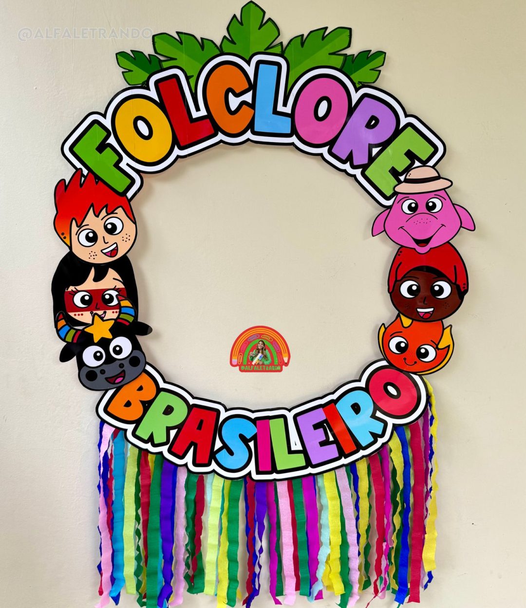 Moldura Bambolê Folclore brasileiro - Imagem 2