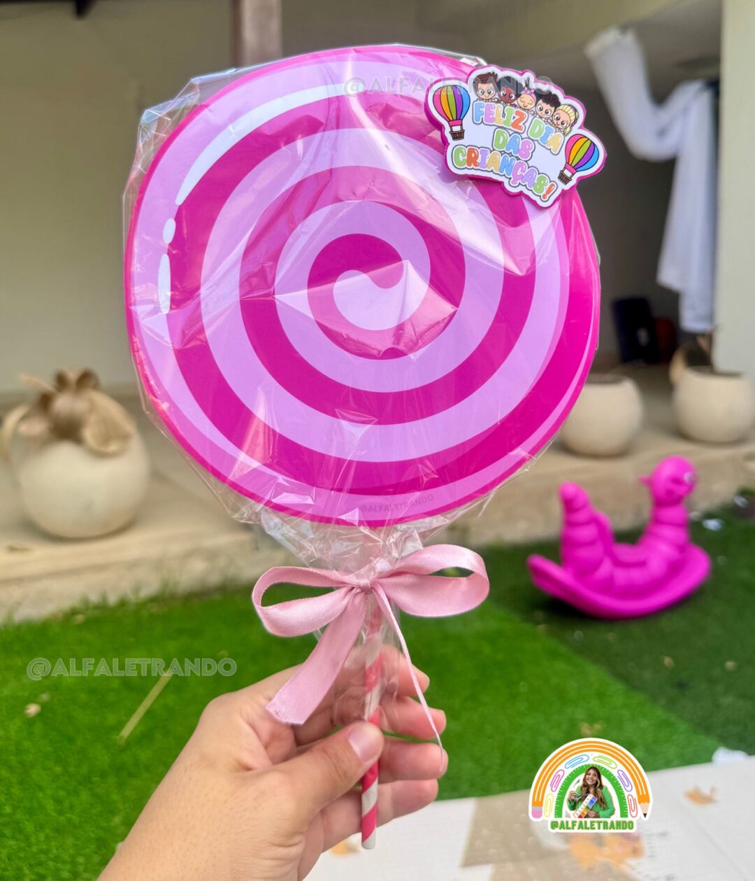 Lembrancinha Pirulito dia das crianças - Imagem 2