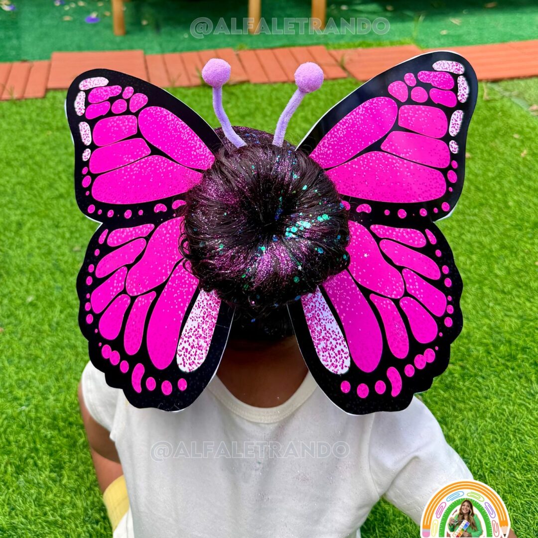 Cabelo maluco borboleta