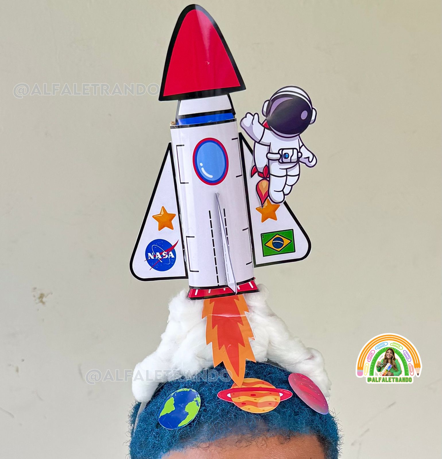 Cabelo maluco astronauta - Imagem 2