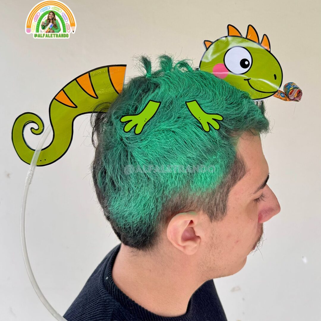 Cabelo maluco iguana