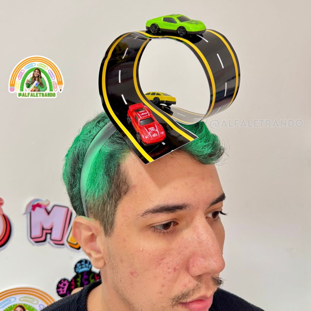 Cabelo maluco Pista de carros