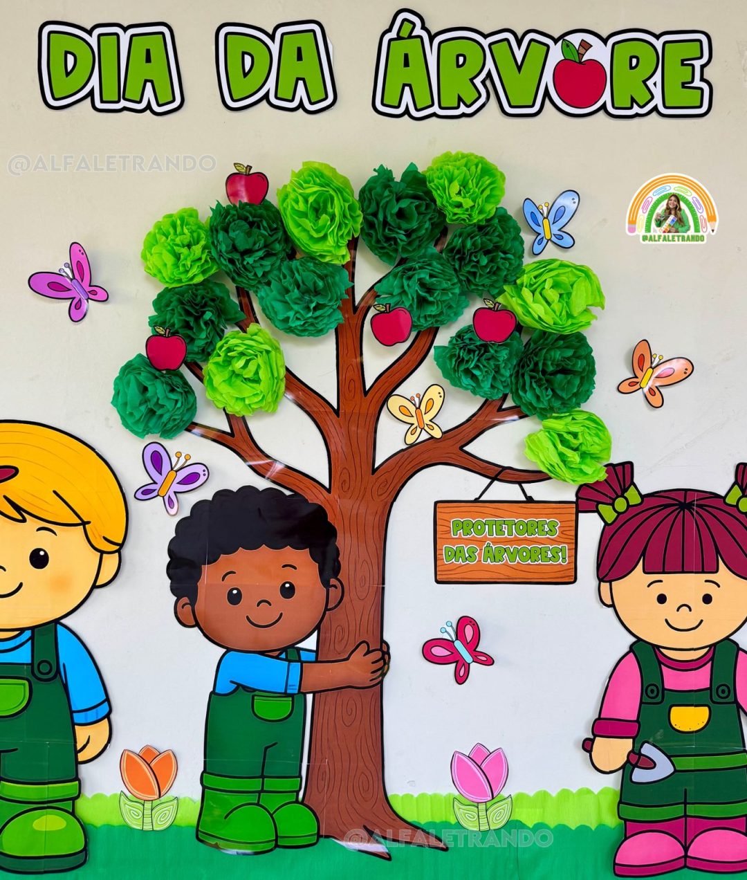 Painel 3D Dia da árvore - Imagem 6
