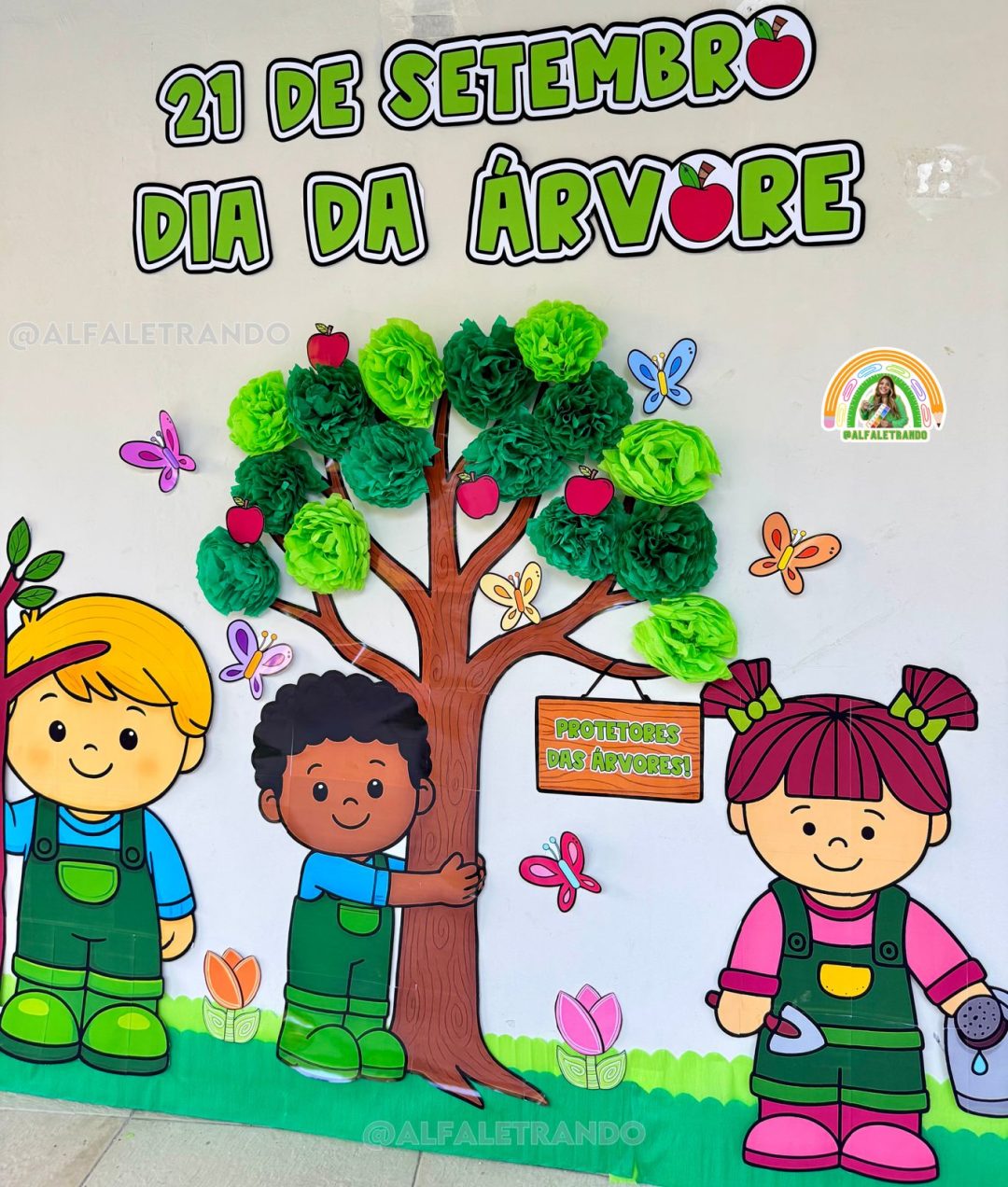 Painel 3D Dia da árvore - Imagem 5