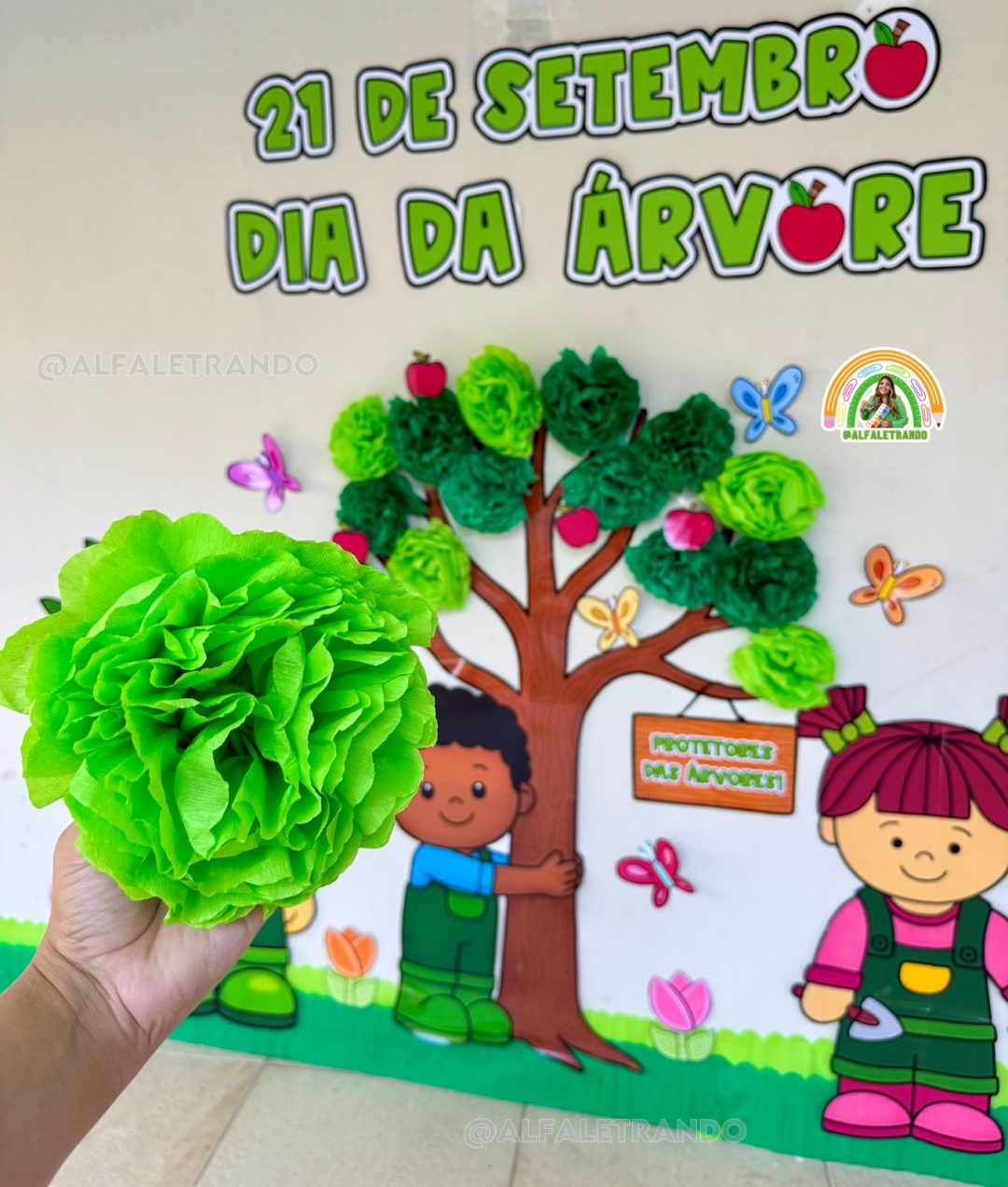 Painel 3D Dia da árvore - Imagem 4