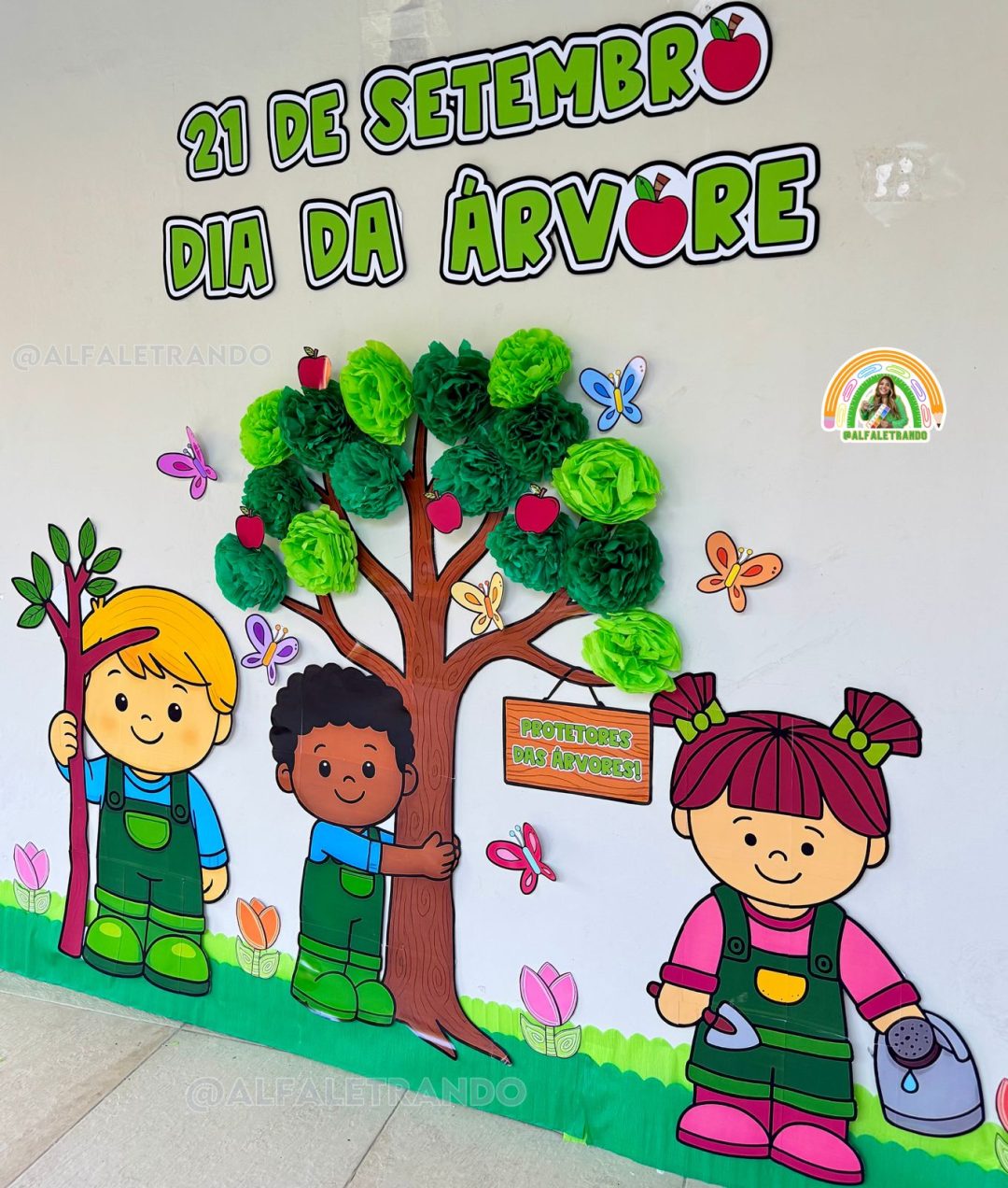 Painel 3D Dia da árvore - Imagem 3