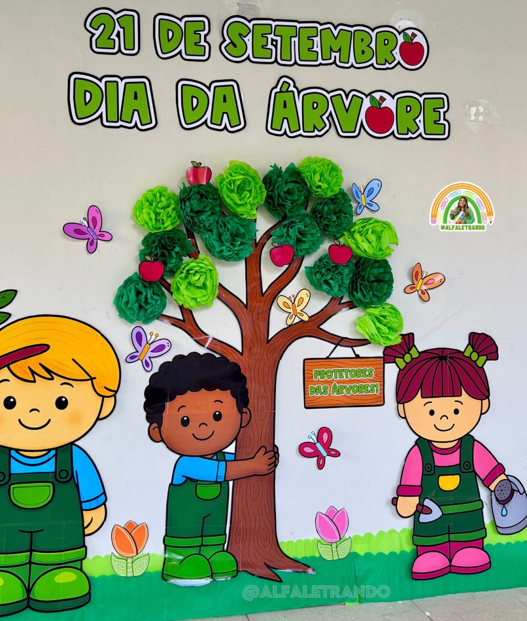 Painel 3D Dia da árvore - Imagem 8