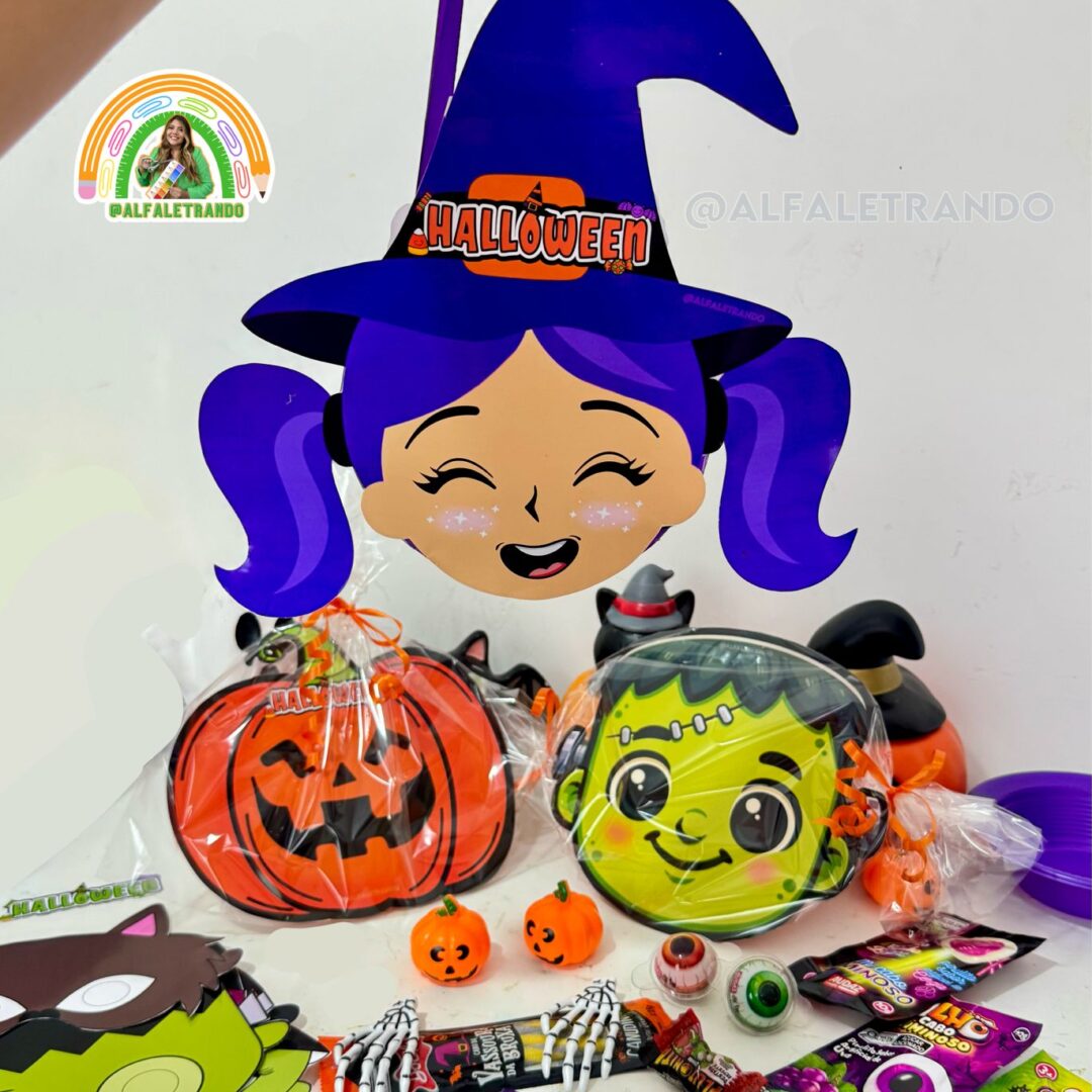 Kit Tags para doces de Halloween