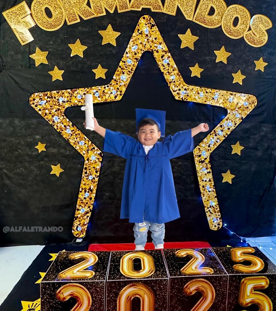 Cenário 3D formatura - tema estrela