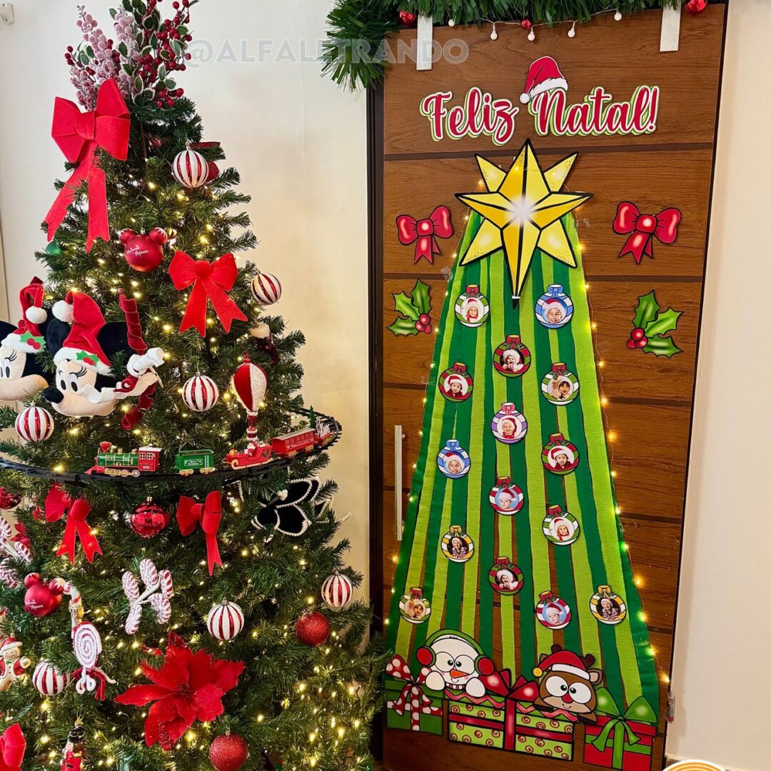 Painel Árvore natalina editável