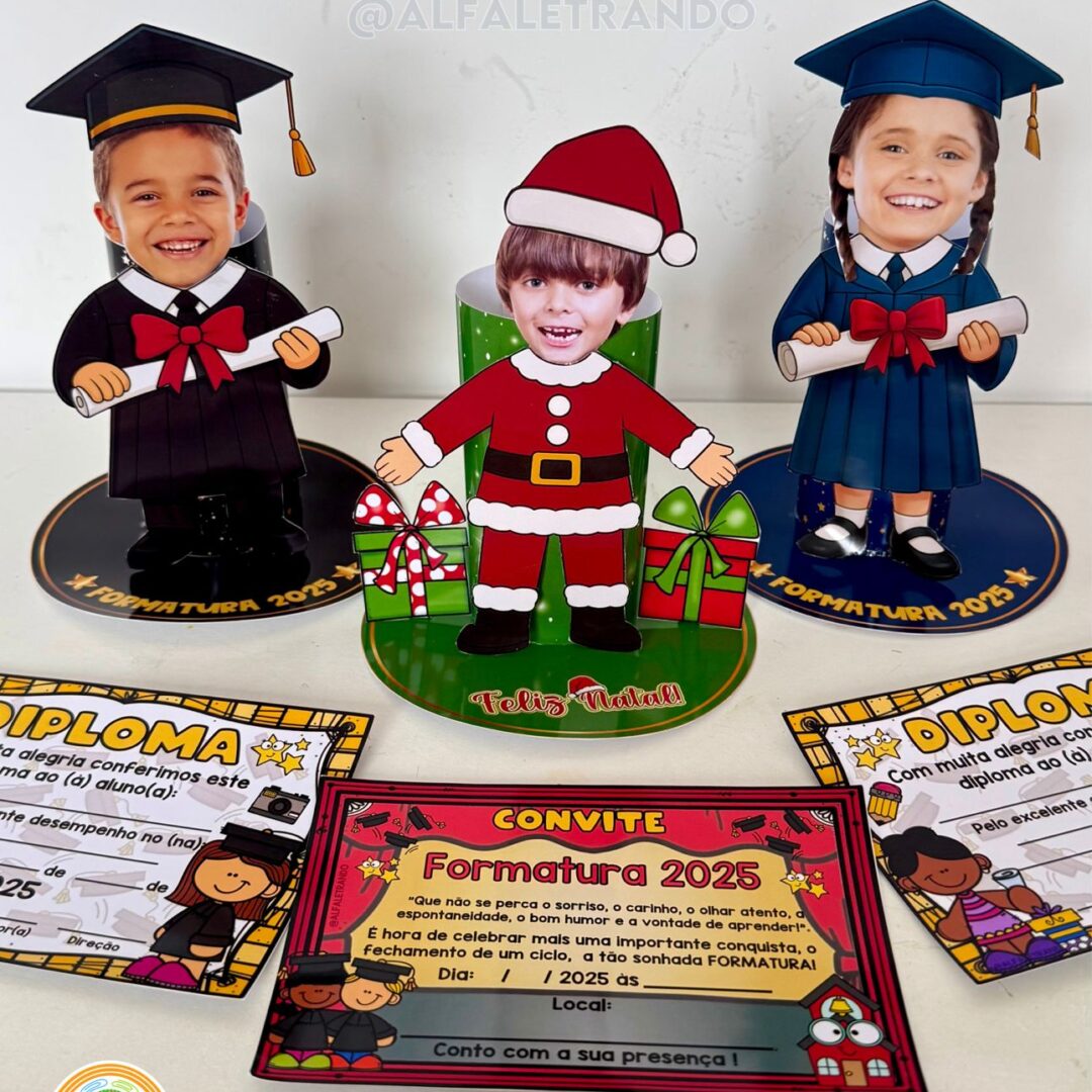 kit lembrancinhas de fim de ano - Formatura e Natal