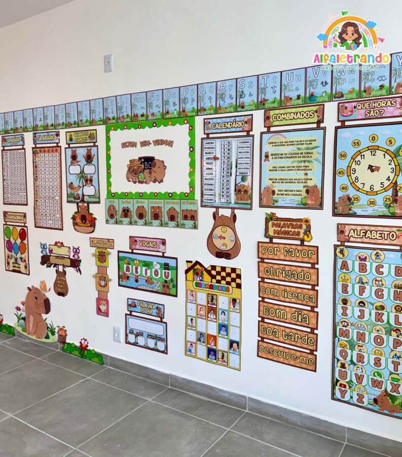 KIT SALA DE AULA CAPIVARA