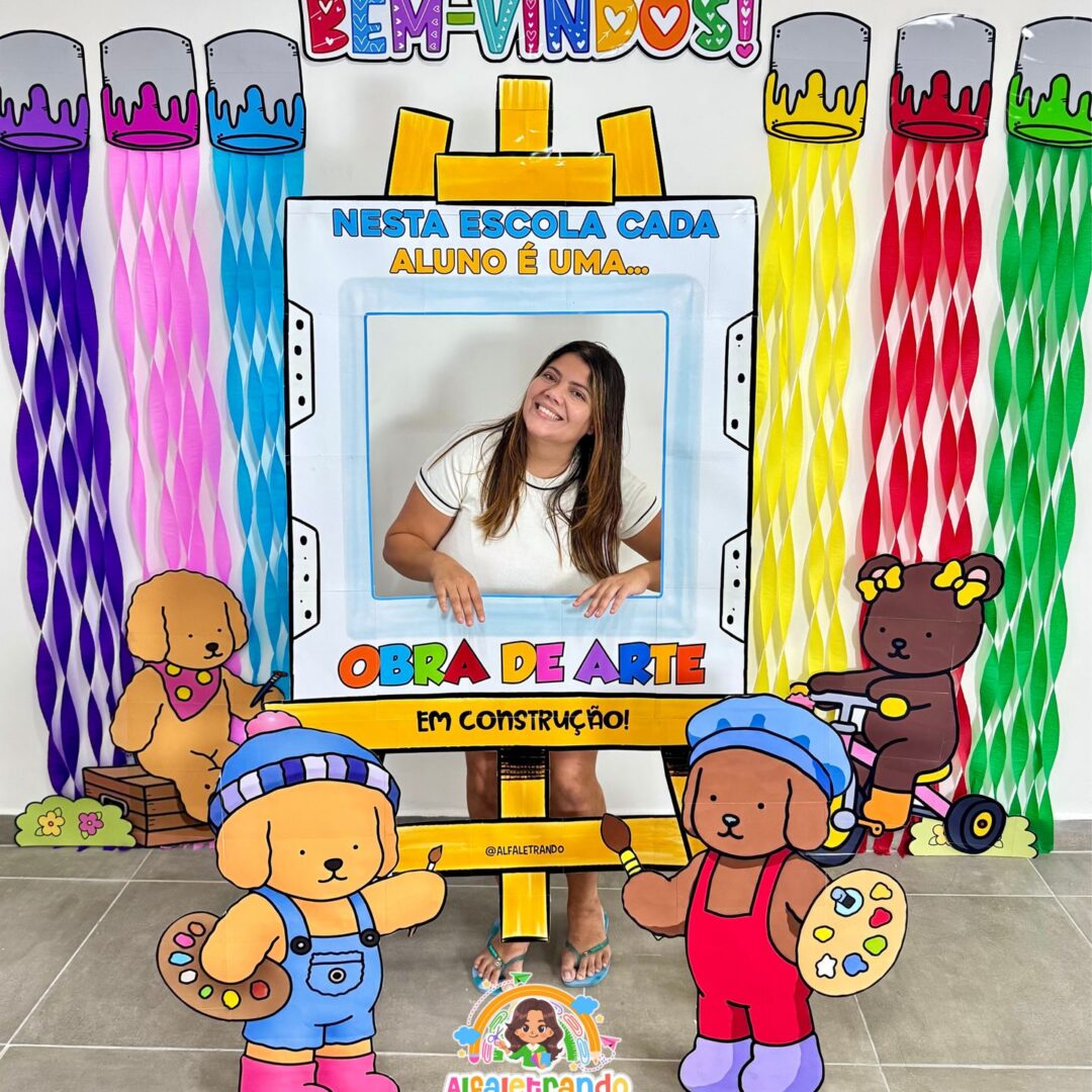 Painel Volta às Aulas OBRA DE ARTE