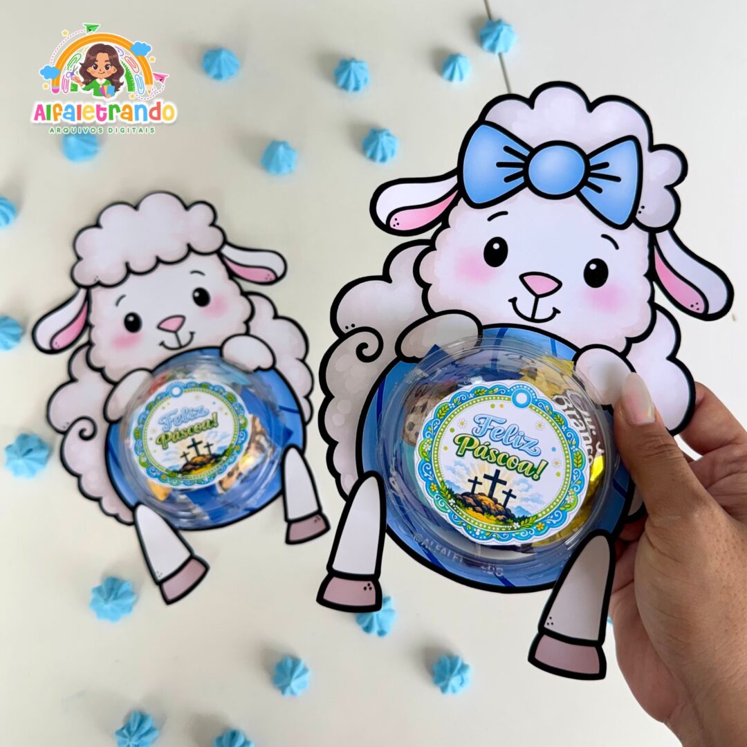Lembrancinha cordeirinho da Páscoa