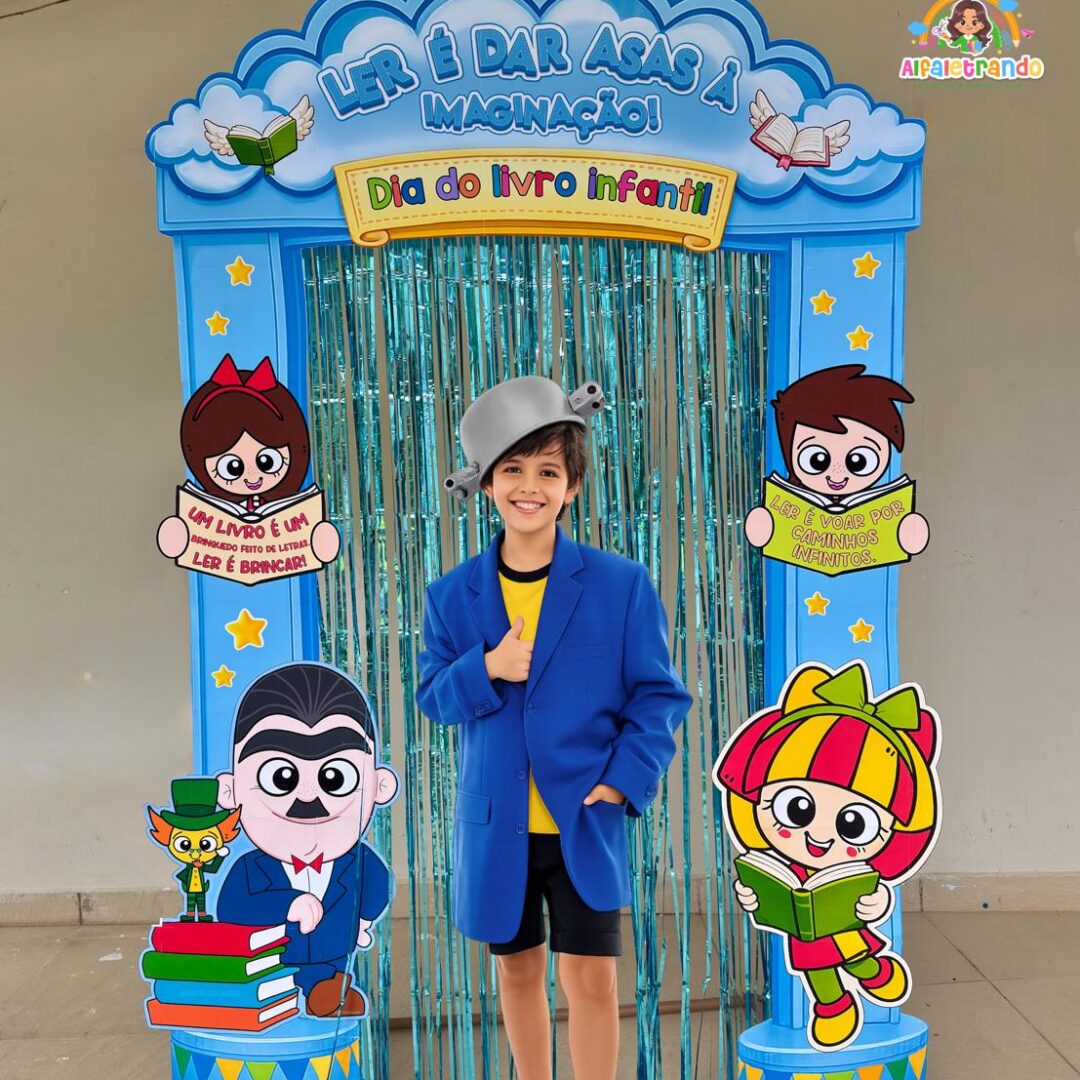 Painel portal dia do livro infantil